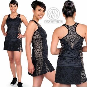 INKnBURN Women’s Black Lace Sports Skirt Size 2